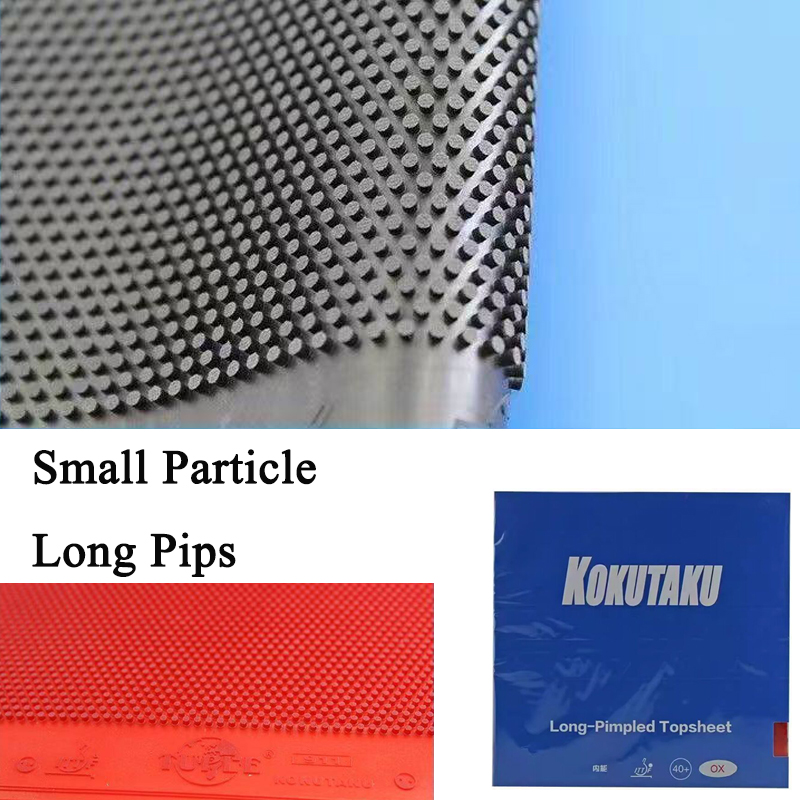 Table Tennis Rubber - KOKUTAKU Tischtennisbelag mit kleinen Noppen, lange