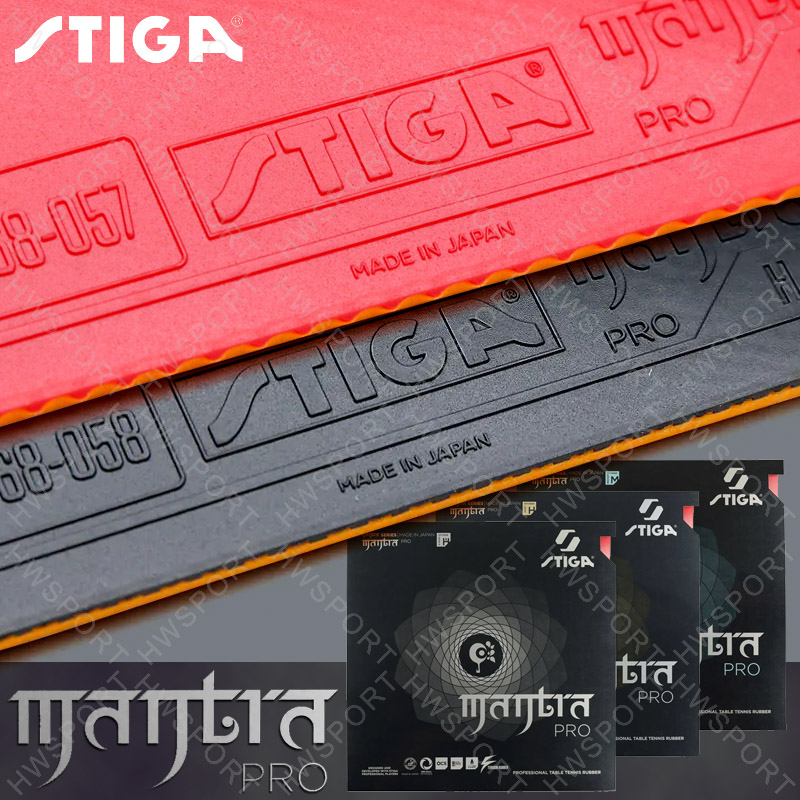Table Tennis Japan - STIGA MANTRA PRO Tischtennis-Gummi, M/H/XH, nicht
