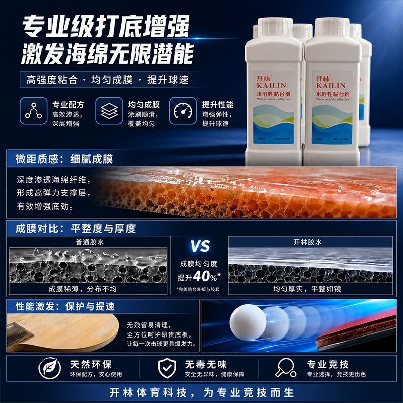 KAILIN 500ml Tischtenniskleber – Table Tennis Rubber Bewertung und Preis