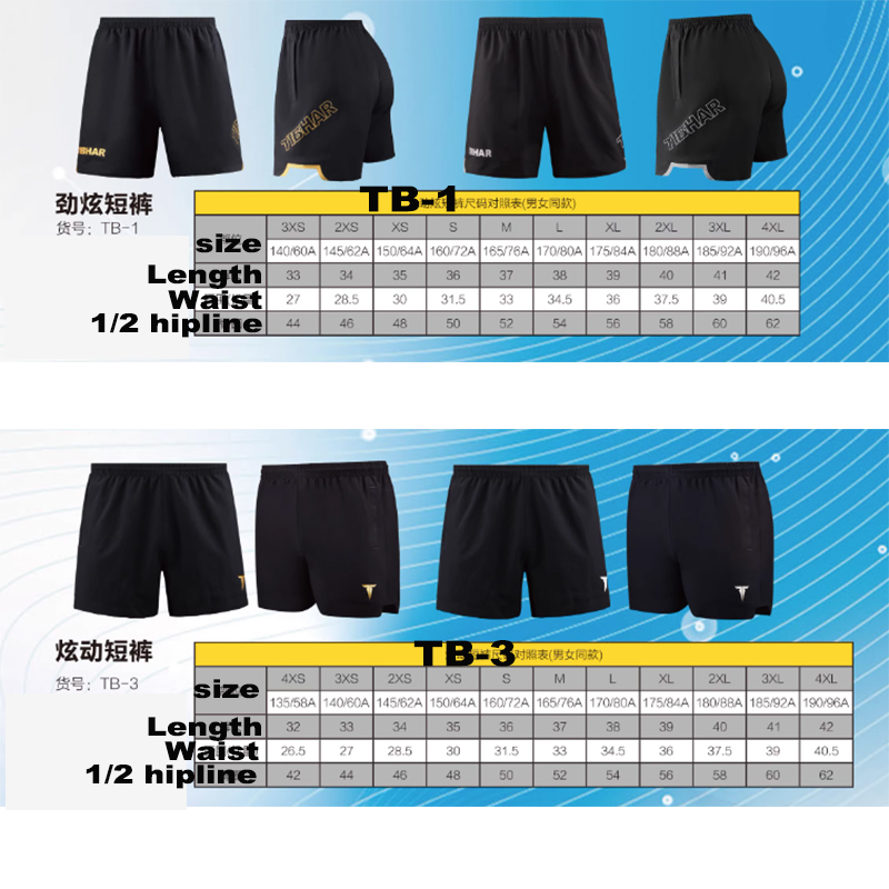 Tibhar Tischtennis-Shorts TB-1 – Table Tennis How To Play Bewertung und Preis