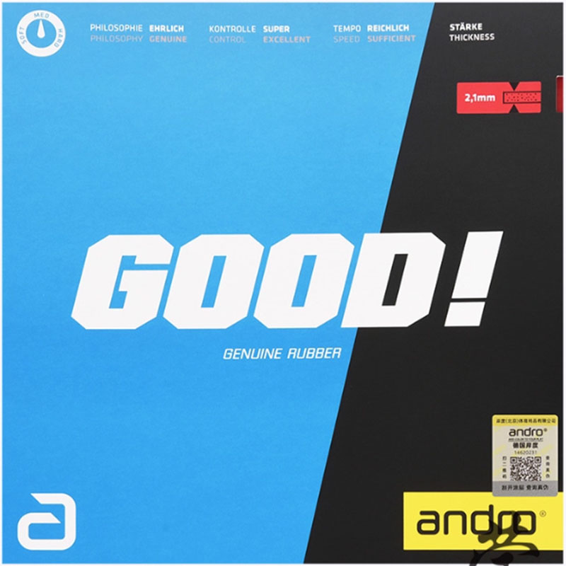 Andro GOOD Tischtennisbelag Ni – Table Tennis Rubber Bewertung und Preis