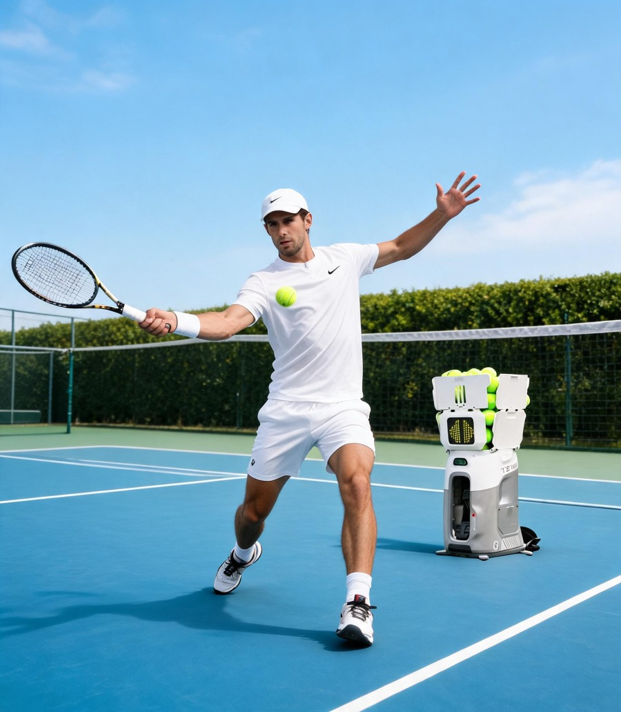 Heiße Tenniix Tennisballmaschi – Robot Ball Machine Bewertung und Preis
