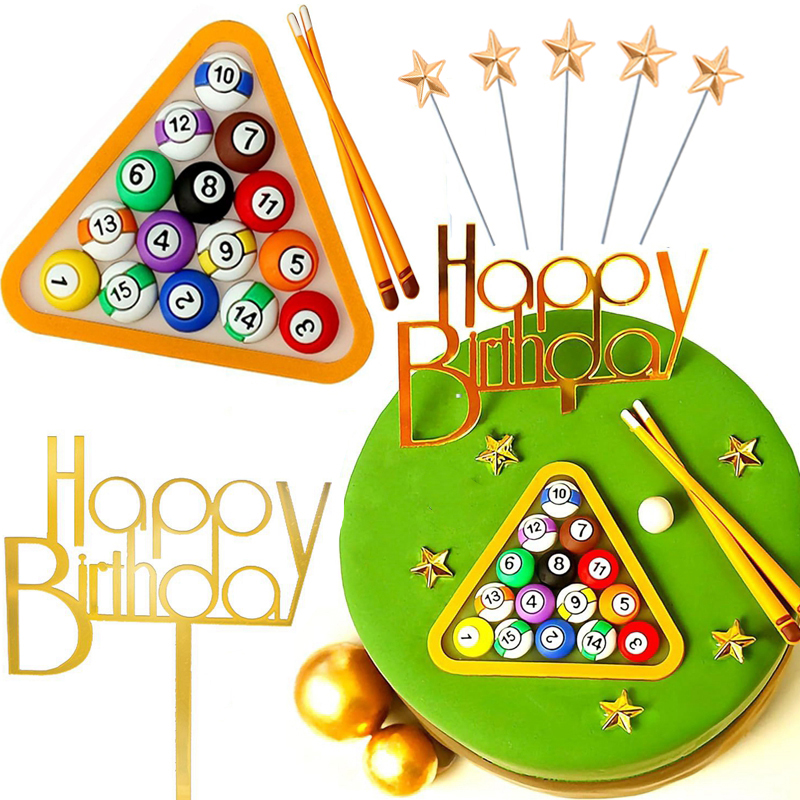 Billard Ball Kuchen Dekoration – Table Tennis Ball Bewertung und Preis
