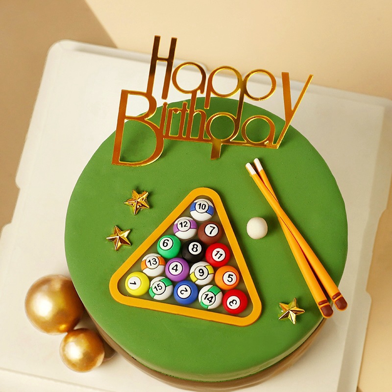 Billard Ball Kuchen Dekoration – Table Tennis Ball Bewertung und Preis
