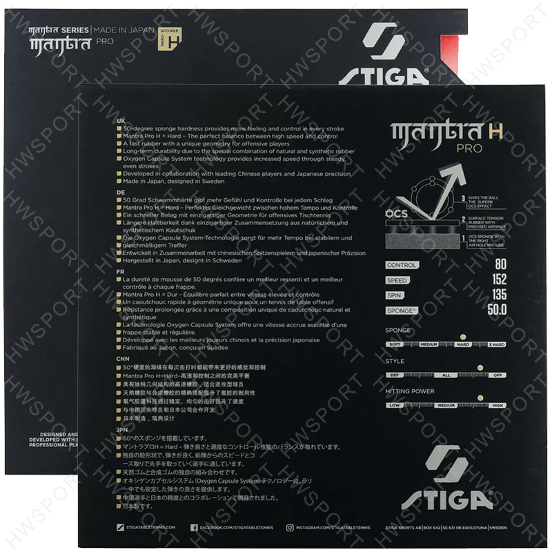 STIGA MANTRA PRO Tischtennis-G – Table Tennis Japan Bewertung und Preis