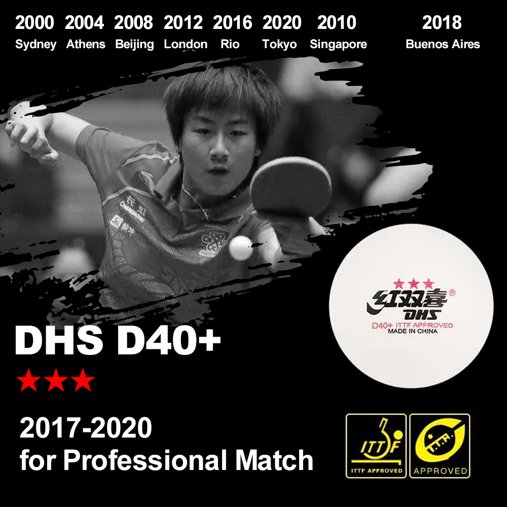 DHS D40+ DJ40+ Ping-Pong-Bälle – Table Tennis How To Play Bewertung und Preis